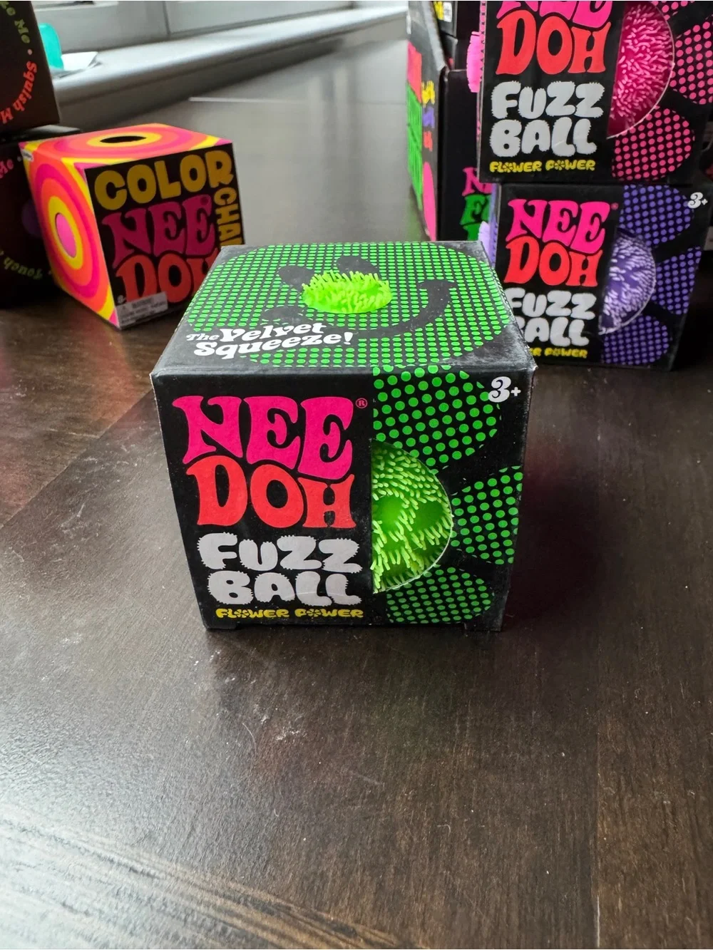 NeeDoh Fuzz Ball Flower Power NEW 100% Authentic CHOOSE YOUR COLOR
